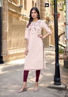 Suchitra By Kadlee Heavy Rayon Handwork Kurti Collections